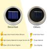 Decorman Solar Mason Jar Lid Lights, 6 Pack 20 LED Waterproof String Fairy Star Firefly Jar Lids Lights for Patio Garden Yard Lawn Party Wedding Christmas Decoration(Jars & Hangers Not Included) view 2