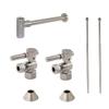 Kingston Brass CC43108DLLKB30 Trimscape Modern Plumbing Sink Trim Kit with Bottle Trap in Brushed Nickel view 1