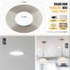 The Can Converter R56 Recessed Can Light Conversion Kit w/ 7" Flat Ceiling Medallion - Home Improvement for 5" & 6" Cans, Converter Kit for Ceiling Fan & Light Fixture, UL Certified, Polished Chrome view 4