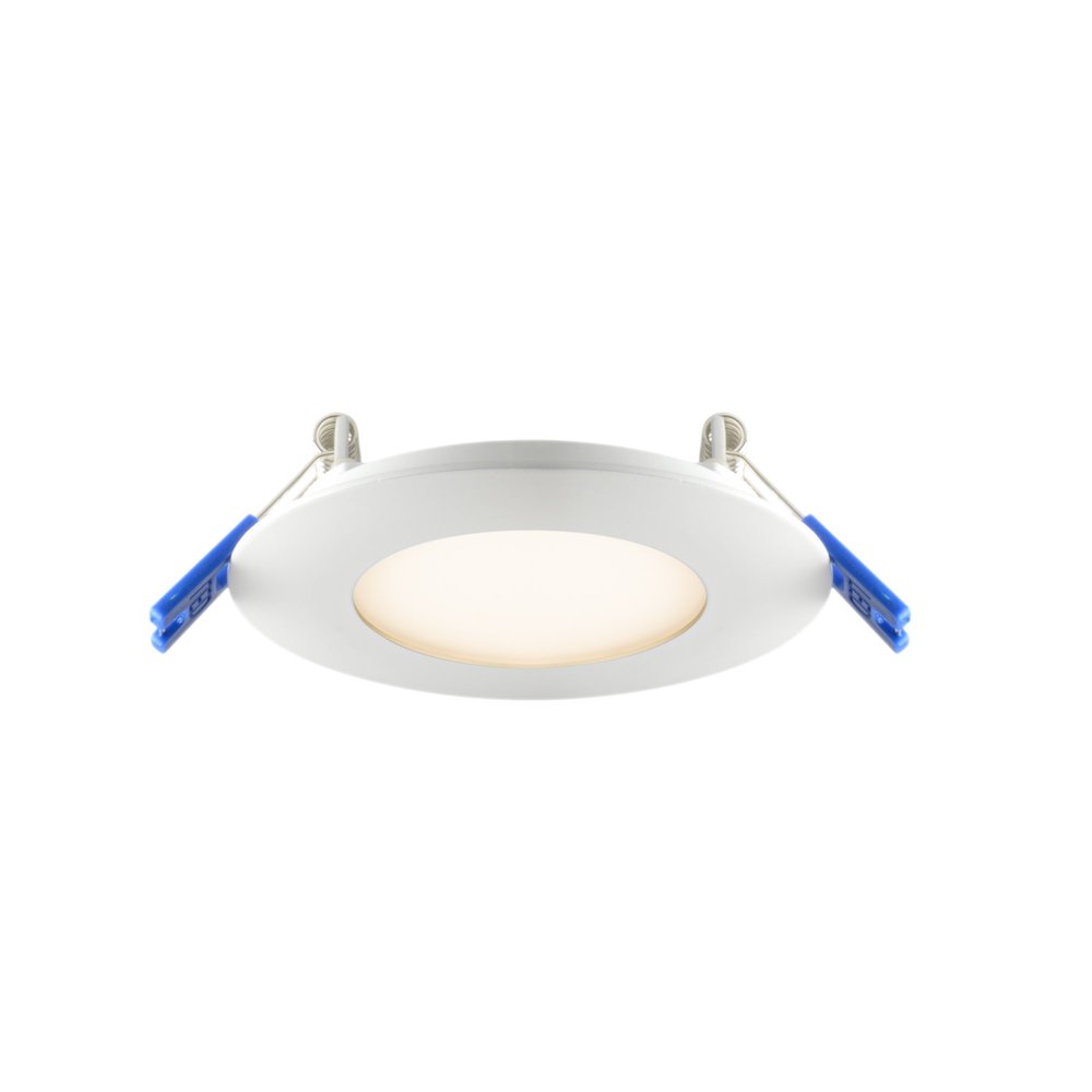 DALS Lighting 7003-WH 3" Round Pro LED Recess Panel Light Modern 3" Round Pro LED Recess Panel Lightwhite