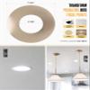 The Can Converter R56 Recessed Can Light Conversion Kit w/ 7" Flat Ceiling Medallion - Home Improvement for 5" & 6" Cans, Converter Kit for Ceiling Fan & Light Fixture, UL Certified, Polished Nickel view 4