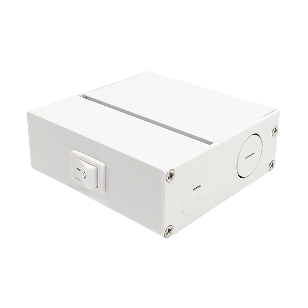 DALS Lighting 6000-JB Junction Box for Power Led Puck Light Modern Junction Box for Power Led Puck Lightgrey