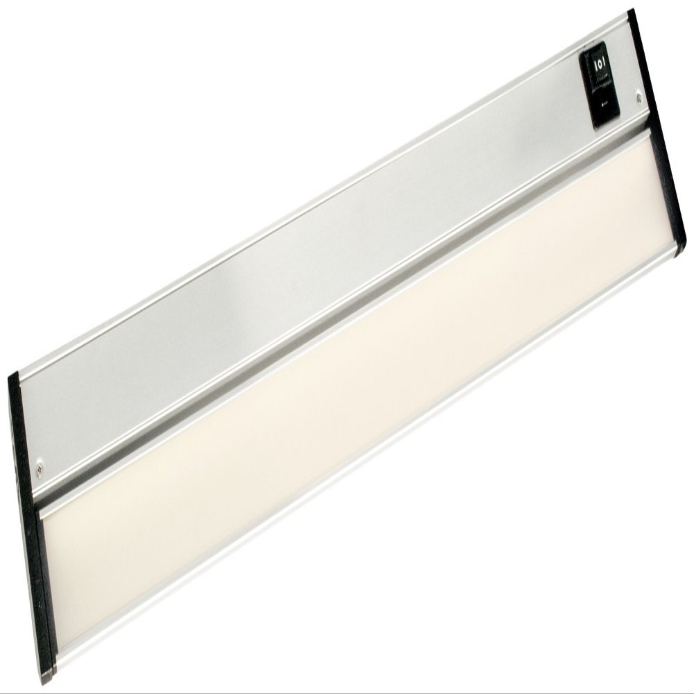 DALS Lighting 9012CC 12" Linear Adjustable Color LED Under Cabinet Strip Light Modern 12" Linear Adjustable Color LED Under Cabinet Strip Lightsatin Nickel