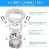 POCKETMAN 10 Pack, 110V 3W Dimmable LED Ceiling Light Downlight,Warm White Spotlight Lamp Recessed Lighting Fixture,with LED Driver view 3