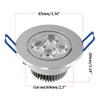 10 Pack,Pocketman 110V 5W Dimmable LED Ceiling Light Downlight,Warm White Spotlight Lamp Recessed Lighting Fixture,with LED Driver view 3
