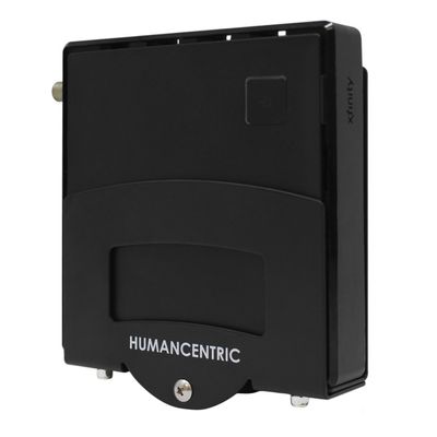 HumanCentric Cable Box and Modem Mount, Adjustable Wall Mount for Small and Narrow Devices, Cable Boxes, Modems, DVD Players, Streaming Media Devices, Mount on The Wall Behind TV, Hardware Included