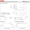 MW Mean Well RS-15-12 12V 1.3A 15.6W Single Output Switching Power Supply view 2