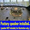 Rear Deck 6.5" 6 1/2" Speaker Adapter Spacer Rings - Fits 2001-2005 Lexus IS300 - SAK001_55-1 Pair view 3