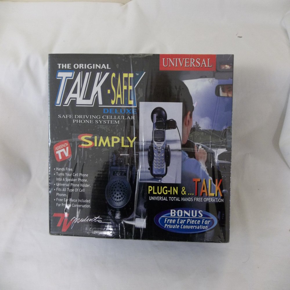 Talk-Safe Universal hands free cell phone speaker operation - for car or home