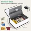 ALLOMN Book Safe with Key Dictionary-Shaped For Coins Cash Money Jewellery view 3
