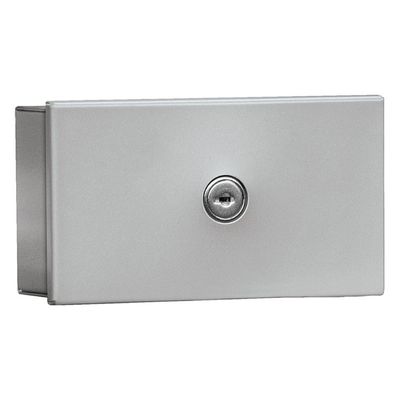Salsbury Industries 1090AU Key Keeper, Recessed Mounting, Aluminum
