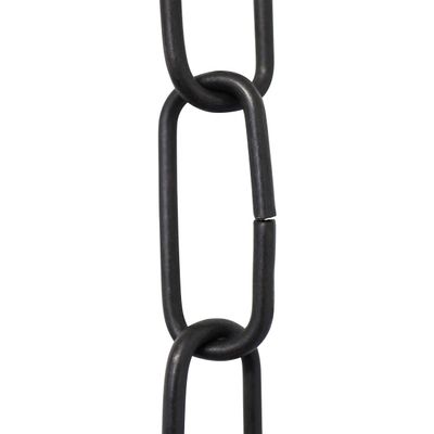 RCH Hardware CH-33B-OBB Brass Chandelier Chain, Oil Bronzed Black (1 Foot)