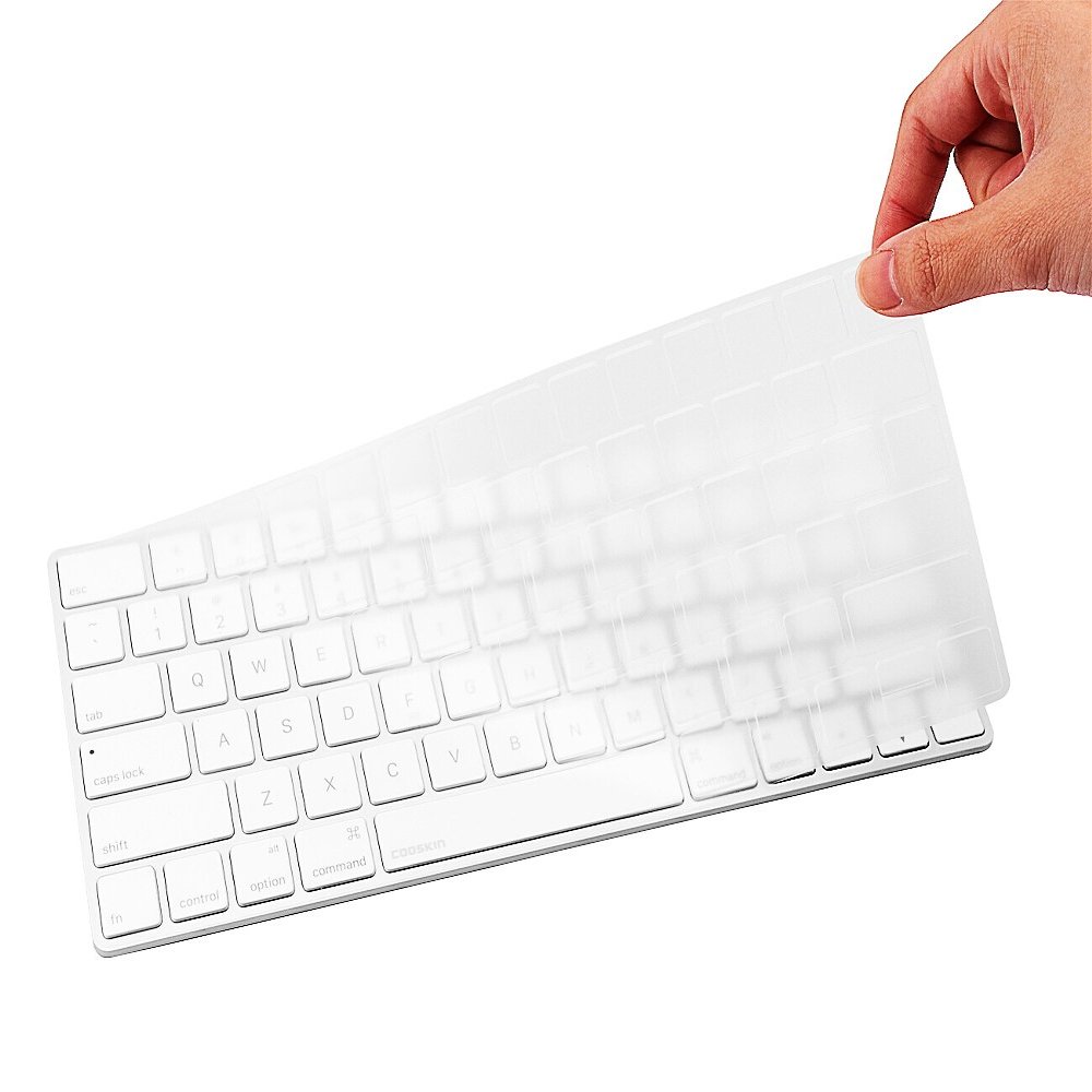 COOSKIN Ultra Thin Clear Keyboard Cover Protector Skin for Apple Wireless Magic Keyboard (for Magic Keyboard (MLA22LL/A))