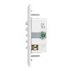 Eaton 7739W 15-Amp 120-Volt LED Steplight with Vertical and Horizontal Louvered Wall plates, White view 2
