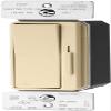Cooper Wiring Devices DFS15P-V-K CORE DEVINE 1.5-Amp 120-Volt Single-Pole 3-Speed Fan Control with Preset, Ivory view 1