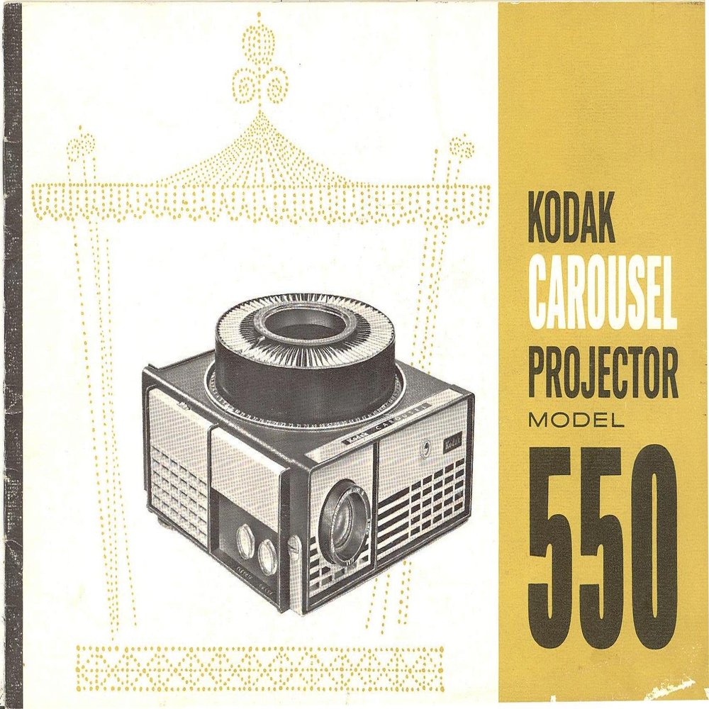 Kodak Carousel Slide Projector Model 550 Original Instruction Manual