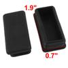 uxcell Plastic Rectangle Caps Blanking End Tubing Tube Insert 50x20mm 10 Pcs view 2