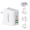 LENCENT Multiport International USB Wall Charger, 4 Port European Adapter view 1