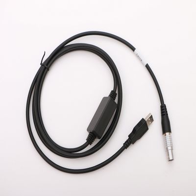 1B 8pin Male Plug to USB Data Cable for Leica Total Stations