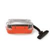 SOUNDLINK Earphone Case BTE Hearing Aid Case Waterproof Hard Protective Box in Ear Monitor Storage Case for BTE, CIM (Orange) view 2