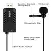 Fifine USB Lavalier Lapel Microphone, Clip-on Cardioid Condenser Computer Mic Plug and Play USB Microphone with Sound Card for PC and Mac-K053 view 2