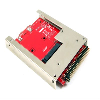 Ableconn IIDE-MSAT mSATA to 2.5-Inch IDE Adapter Converter with Aluminum Frame Bracket - Latch and Retain mSATA SSD as 9.5mm 2.5" IDE SSD Drive