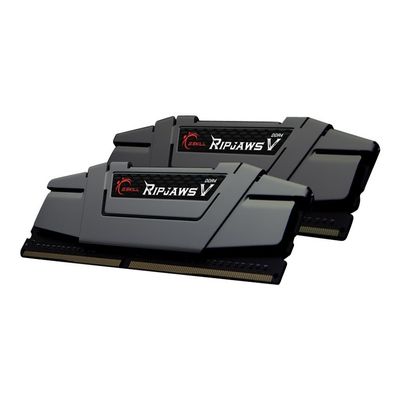 Gskill F4-3200C16D-16GVGB Memory D4 3200 16 GB C16 RipV K2, 2 x 8 GB, 1.35 V, RipjawsV Black
