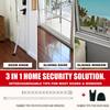 SECURITYMAN Door Security Bar & Sliding Patio Bar - Constructed of High Grade Iron - Great for Apartment Security, Hotel Safety, or Home Protection Door Stoppers view 2