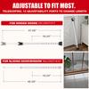 SECURITYMAN Door Security Bar & Sliding Patio Bar - Constructed of High Grade Iron - Great for Apartment Security, Hotel Safety, or Home Protection Door Stoppers view 3