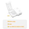 VIPMOON 20 Pack 8mm 4 Pin Led Strip Connectors, Solderless Gapless Strip to Strip Quick Connector for 8mm Wide Non-Waterproof 3528 4 Pin Flex LED Strips view 3