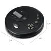 GPX PC332B Portable CD Player with Anti-Skip Protection, FM Radio and Stereo Earbuds - Black view 3