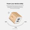 USB Wall Charger, Charger Block, 2.1A Multiport Fast Charge Power Brick view 4