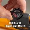 Smiths Adjustable Manual Knife Sharpener Gray/Yellow S-50264 view 3