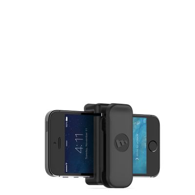 Mophie Universal Belt Clip - Compatible with iPhone 17/16/15/14, Galaxy S25/S24, Google Pixel 10/9/8 & More - 360 Rotating, Adjustable, Secure Clip, Black