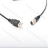 USB Data Cable 5.1ft 160cm Male 6pin Hirose for Trimble S6 S8 Total Stations view 2