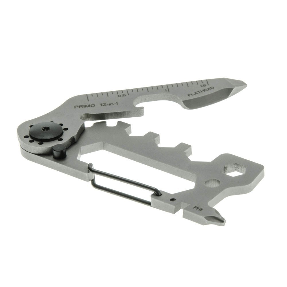 Lucky Line Utilicarry Primo 12-in-1 Multi-Tool, 1 Per Pack, Silver (U1011)