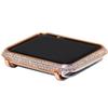 Callancity Bling Crystal Metal Case Compatible for Apple Watch Series 1 2 3 Diamond Protective Cover Bumper for iWatch view 1