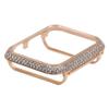 Callancity Bling Crystal Metal Case Compatible for Apple Watch Series 1 2 3 Diamond Protective Cover Bumper for iWatch view 2