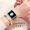 Callancity Bling Crystal Metal Case Compatible for Apple Watch Series 1 2 3 Diamond Protective Cover Bumper for iWatch view 3