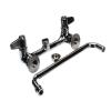 T&S Brass 5F-8WLX12 Wall Mount Faucet with 8" Centers and 12" Swivel Nozzle view 4