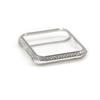 Callancity Metal Crystal Rhinestone Diamond Jewelry Bling Bezel case Cover Bumper 18K Platinum Plating case Compatible with Apple Watch 38mm Series 1 view 1