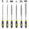 ADVcer Wood Rasp File Kit - 12 Assorted Small Metal Needle Files Set with Bristle Brush and Hand Strap Carrying Case (Rasps included 2 Sizes of Flat, Pointed Flat, Round, Half Round, Square, Triangle) view 3