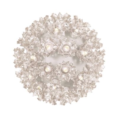 Wintergreen Lighting LED Starlight Sphere, LED Light Ball Sphere Light, Christmas Light Ball, Christmas Decoration (70 Lights, 6", Warm White)