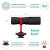 Movo Smartphone Vlogging Kit for iPhone with Shotgun Microphone, Grip Handle, Wrist Strap for iPhone and Android Smartphones for TIK Tok, Vlog, YouTube Starter Kit and Content Creator Kit view 3