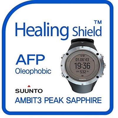 Healingshield Screen Protector Oleophobic AFP Clear Film for Brand Watch Ambit3 Peak Sapphire [Front 2pcs]