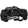 Savior Survival Gear Paracord Watch Band - Compatible with Apple Watch Band 49mm 46mm 45mm 44mm 42mm - iWatch Band Series Ultra 10 9 8 7 6 5 4 3 2 1 SE  Adjustable strap for men (Black, Large) view 1