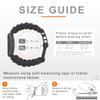 Savior Survival Gear Paracord Watch Band - Compatible with Apple Watch Band 49mm 46mm 45mm 44mm 42mm - iWatch Band Series Ultra 10 9 8 7 6 5 4 3 2 1 SE  Adjustable strap for men (Black, Large) view 4