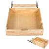 Hardware Resources RO27-WB Preassembled Rollout Shelf System, White Birch view 1