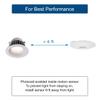 YCA1050 Ultra-Slim Ceiling Motion Sensor, 1-Inch Profile, 85-265V 2000W PIR Occupancy Sensor Light Switch view 3