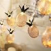 Amants01 Pineapple Metal Fairy String Lights 5ft 10 LEDs Metal Pineapple Wire Best Decoration Lights for Christmas Decoration,House,Room.(Warm White) view 4